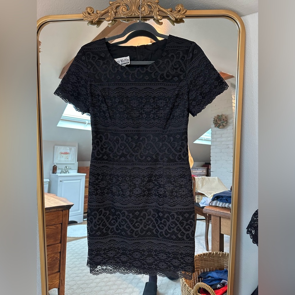 Elegant Black Lace Dress